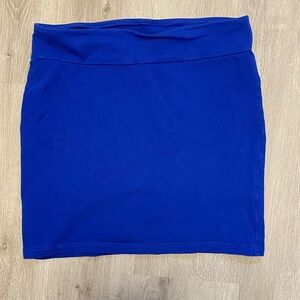 Elegant Blue Pencil Skirt